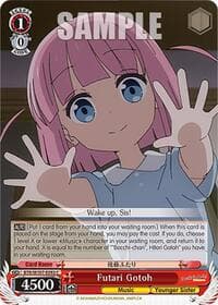 Futari Gotoh - BOCCHI THE ROCK! - Weiss Schwarz card