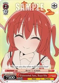 Extroverted Aura, Ikuyo Kita - BOCCHI THE ROCK! - Weiss Schwarz card