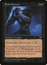 Enfeeblement - Tempest - Magic: The Gathering card