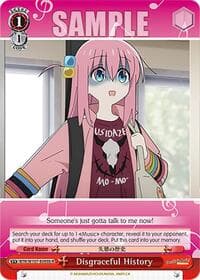 Disgraceful History (95b) - BOCCHI THE ROCK! - Weiss Schwarz card