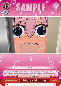 Disgraceful History (95SR) - BOCCHI THE ROCK! - Weiss Schwarz card