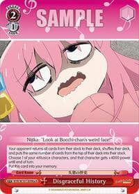 Disgraceful History (96a) - BOCCHI THE ROCK! - Weiss Schwarz card
