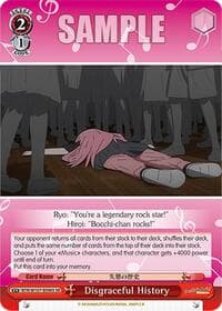 Disgraceful History (96SR) - BOCCHI THE ROCK! - Weiss Schwarz card