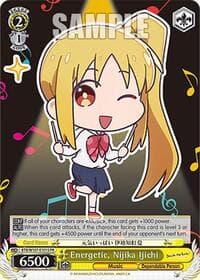 Energetic, Nijika Ijichi (Foil) - BOCCHI THE ROCK! - Weiss Schwarz card