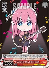 Extremely Shy, Hitori Gotoh (Foil) - BOCCHI THE ROCK! - Weiss Schwarz card