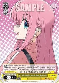 Lonely Girl Who Loves the Guitar, Hitori Gotoh - BOCCHI THE ROCK! - Weiss Schwarz card