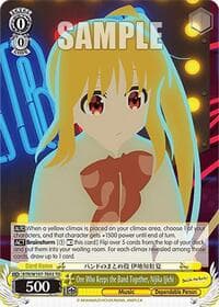 One Who Keeps the Band Together, Nijika Ijichi - BOCCHI THE ROCK! - Weiss Schwarz card