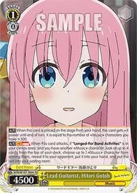 Lead Guitarist, Hitori Gotoh - BOCCHI THE ROCK! - Weiss Schwarz card