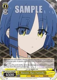 Bassist, Ryo Yamada - BOCCHI THE ROCK! - Weiss Schwarz card