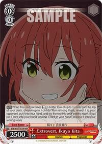 Extrovert, Ikuyo Kita (RRR) - BOCCHI THE ROCK! - Weiss Schwarz card