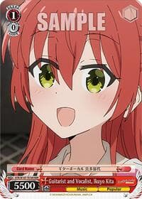Guitarist and Vocalist, Ikuyo Kita (RRR) - BOCCHI THE ROCK! - Weiss Schwarz card