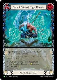 Sacred Art: Jade Tiger Domain - FAB233 - Flesh and Blood: Promo Cards - Flesh and Blood TCG card