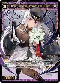 Alfou//Dissona, Doomed Evil Queen - Concord Diva - WIXOSS card