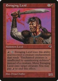 Enraging Licid - Tempest - Magic: The Gathering card