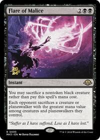 Flare of Malice - Prerelease Cards - Magic: The Gathering card