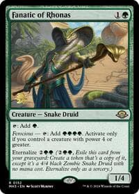 Fanatic of Rhonas - Prerelease Cards - Magic: The Gathering card