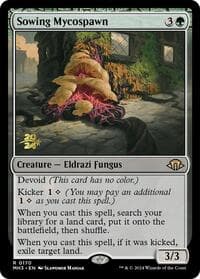 Sowing Mycospawn - Prerelease Cards - Magic: The Gathering card