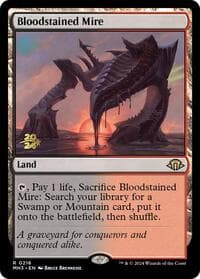 Bloodstained Mire - Prerelease Cards - Magic: The Gathering card