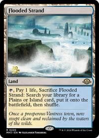 Flooded Strand - Prerelease Cards - Magic: The Gathering card