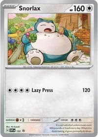 Snorlax - 122 - SV: Scarlet & Violet Promo Cards - Pokemon card