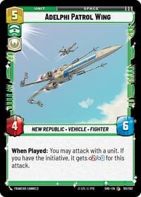 Adelphi Patrol Wing - Shadows of the Galaxy - Star Wars: Unlimited card