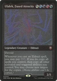 Ulalek, Fused Atrocity (Display Commander) - Thick Stock - Commander: Modern Horizons 3 - Magic: The Gathering card