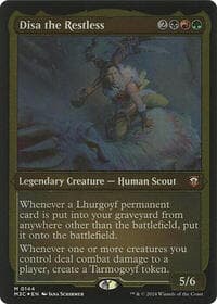 Disa the Restless (Display Commander) - Thick Stock - Commander: Modern Horizons 3 - Magic: The Gathering card