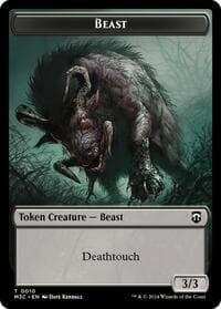 Beast (0010) // Shapeshifter (0008) Double-Sided Token - Commander: Modern Horizons 3 - Magic: The Gathering card