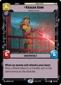 Kragan Gorr - Warbird Captain - Shadows of the Galaxy - Star Wars: Unlimited card
