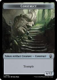 Construct // Myr Double-Sided Token - Commander: Modern Horizons 3 - Magic: The Gathering card