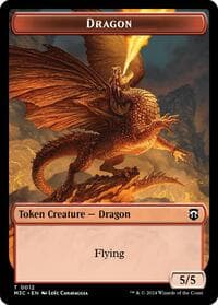 Dragon // Shapeshifter (0008) Double-Sided Token - Commander: Modern Horizons 3 - Magic: The Gathering card