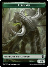 Elephant // Beast (0016) Double-Sided Token - Commander: Modern Horizons 3 - Magic: The Gathering card