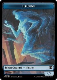 Illusion // Servo Double-Sided Token - Commander: Modern Horizons 3 - Magic: The Gathering card