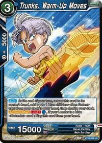 Trunks, Warm-Up Moves - Legend of the Dragon Balls - Dragon Ball Super: Masters card