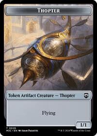 Thopter // Copy Double-Sided Token - Commander: Modern Horizons 3 - Magic: The Gathering card