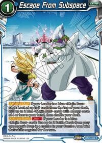 Escape From Subspace - Legend of the Dragon Balls - Dragon Ball Super: Masters card