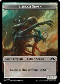 Eldrazi Spawn // Clue Double-Sided Token - Modern Horizons 3 - Magic: The Gathering card