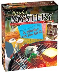 Murder Mystery Party: A Murder on the Grill - University Games - Boardgames card