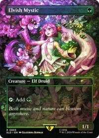 Elvish Mystic (0805) (Rainbow Foil) - Secret Lair Drop Series - Magic: The Gathering card