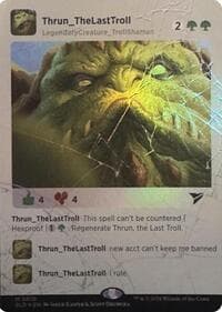 Thrun, the Last Troll (Rainbow Foil) - Secret Lair Drop Series - Magic: The Gathering card