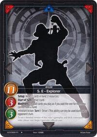 5. E - Explorer - The Demonic & the Divine - Gate Ruler card