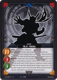 18. R - Raider - The Demonic & the Divine - Gate Ruler card