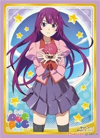 Broccoli Character Sleeve: Monogatari Series Puku Puku - Hitagi Senjogahara (80 pack) - Broccoli Imported Card Sleeves - Card Sleeves card