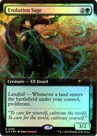 Evolution Sage (Extended Art) - Secret Lair Drop Series - Magic: The Gathering card
