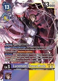 Lucemon: Chaos Mode - Infernal Ascension - Digimon Card Game card