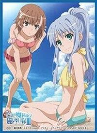 Chara Sleeve Collection Matte Series No.MT610: A Certain Magical Index III - Index & Mikoto Misaka (65-Pack) - Movic Imported Card Sleeves - Card Sleeves card