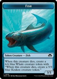 Fish Token - Modern Horizons 3 - Magic: The Gathering card