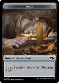 Food // Energy Reserve Double-Sided Token - Modern Horizons 3 - Magic: The Gathering card