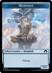 Moonfolk Token - Modern Horizons 3 - Magic: The Gathering card