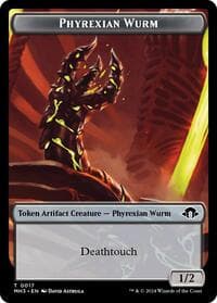 Phyrexian Wurm Token (0017) - Modern Horizons 3 - Magic: The Gathering card